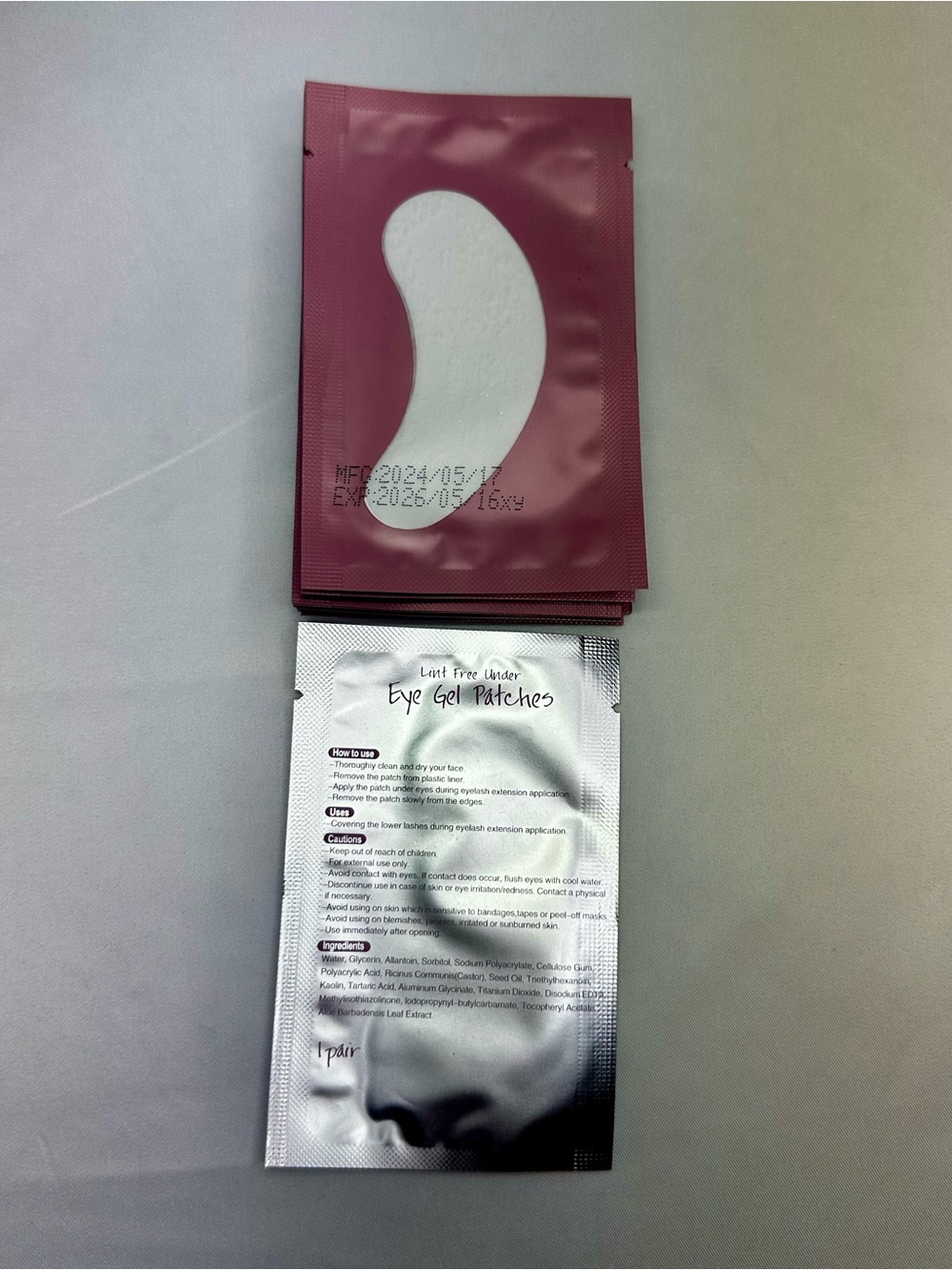 Undereye Gel Eye Patches - 40 patches. For use with Lash Extension Application.